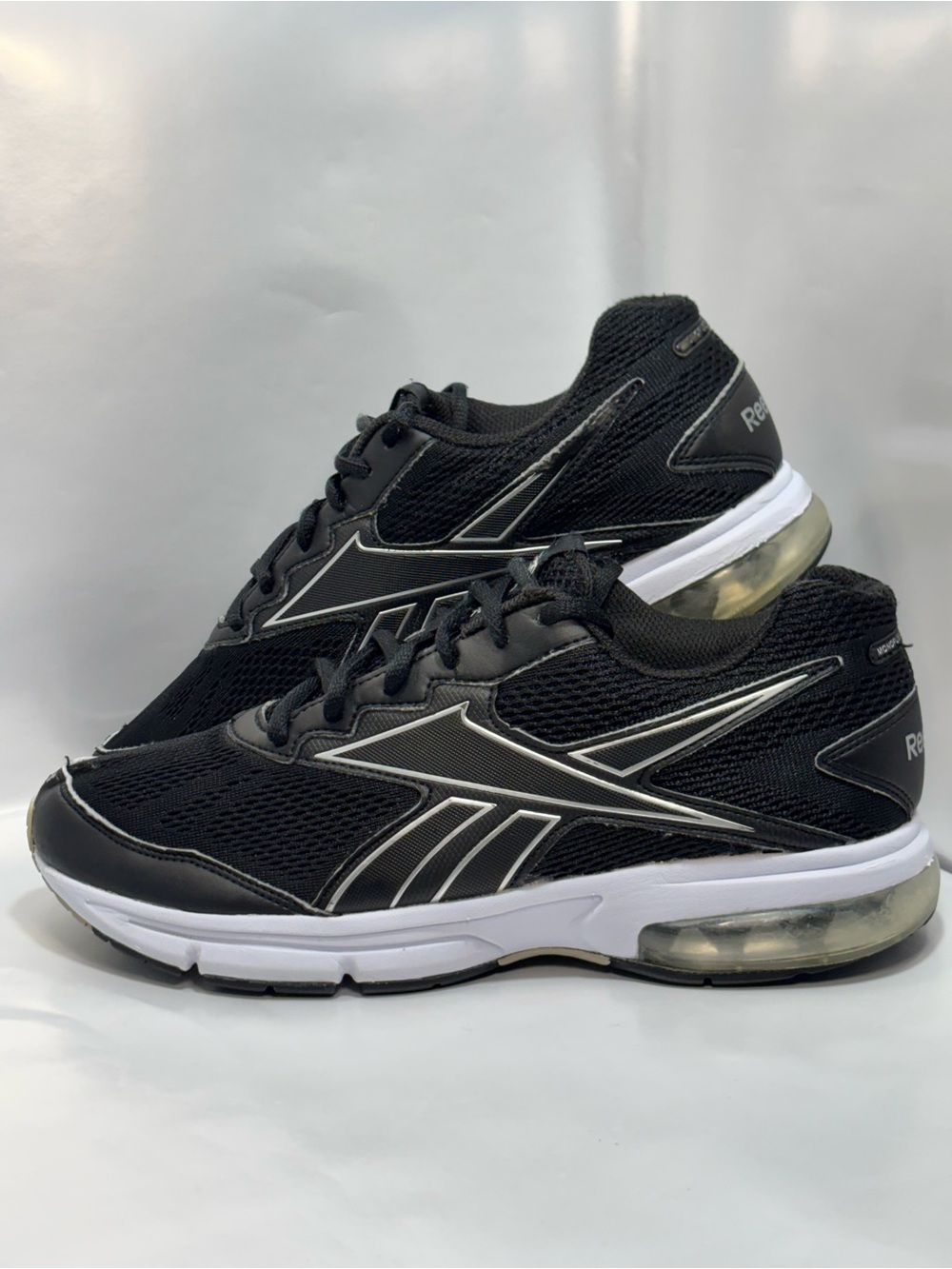 Reebok Fuserride Run-M Men's US Size 9 Black/Silver/White Running Shoes